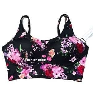 Victorias Secret Lightweight Allegro Medium Support Lined sport bra Floral